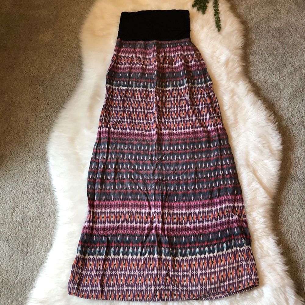 VGUC Medium Roxy Strapless Maxi Dress!